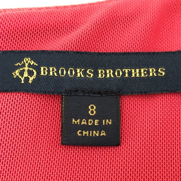 Brooks Brothers Sleeveless Scoop Neck A-Line/Full Lined Midi Dress Pink Size 8 - Picture 9 of 16